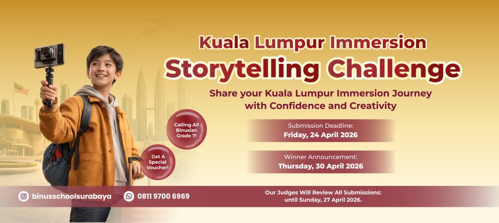 Kuala Lumpur Immersion Storytelling Challenge for Grade 7 Students