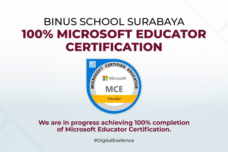 BINUS SCHOOL Surabaya: Empowering Educators with 100% Microsoft Certified Educator Certification