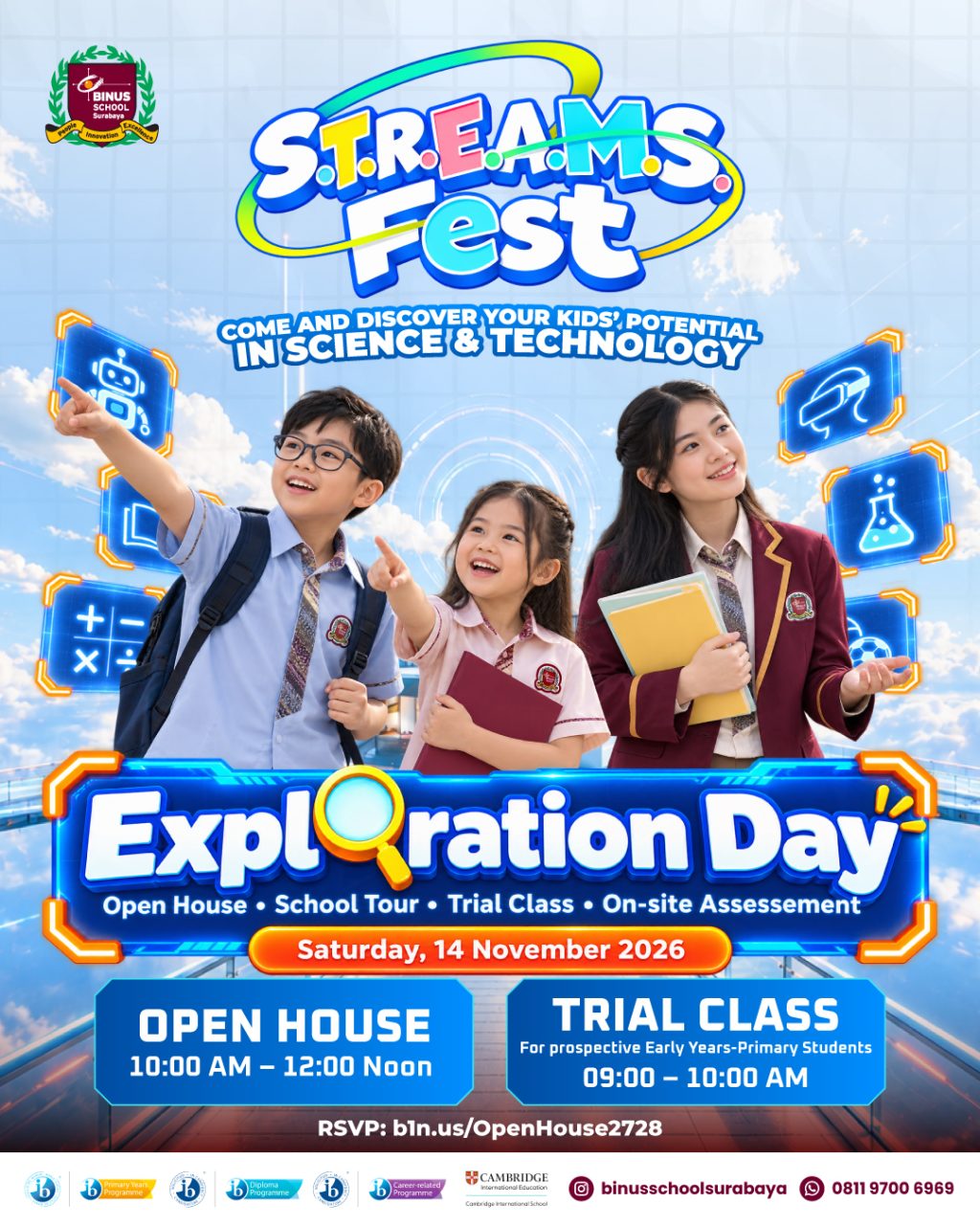 BINUS SCHOOL Surabaya Exploration Day 2026